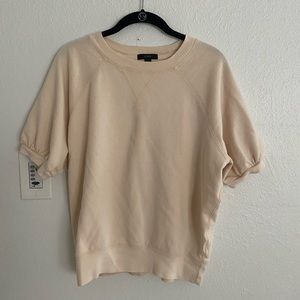 J. Crew Magic Rinse Puff Sleeve Sweatshirt